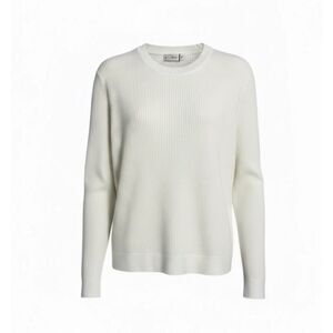 Mango NWT Knit Crew Neck Pullover Sweater White Size Large